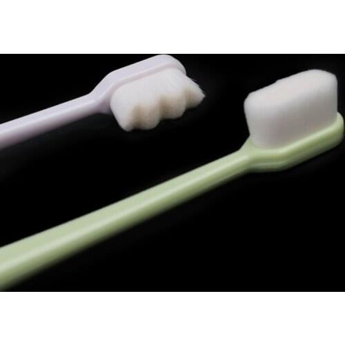1PC Ultra-thin Super Soft Toothbrush Portable Eco-friendly Travel Outdoor Use Teeth Care Brush Oral Cleaning Oral Care Tools