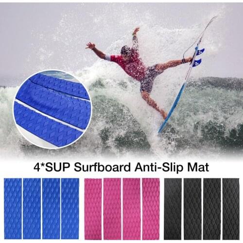 4PCS SUP Surfboard Anti-slip Mat Surfboard Traction Pad Kayaks Anti-slip Traction Pad For Surfboard boat Accessories 31 X 8 Cm