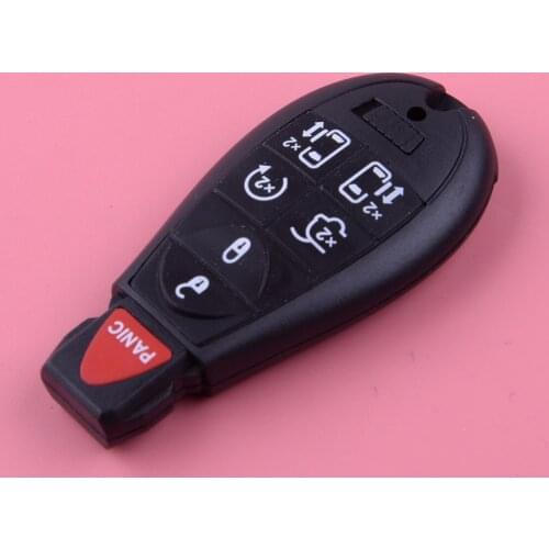 6+1 Button 433MHZ 56046708 Remote Start Key Fob Fit For Dodge Grand Caravan 05026197AD 05026198AD 56046708AA 2013-2016 2017 2018