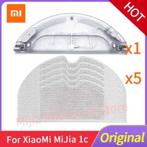 Xiaomi Mijia 1C Water Tank Robot Vacuum Cleaner Accessories Original Electric Control Water Tank Cleaning Cloth Mop Package