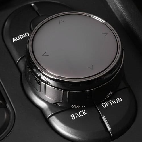 Car Multimedia Knob Cover Control Knob Decoration Sticker for BMW MINI Cooper F54 F55 F56 F57 F60 Clubman Auto Accessories