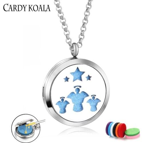 Free shipping Openable European and American simple fashion titanium steel perfume diffusion aromatherapy essential oil pendant