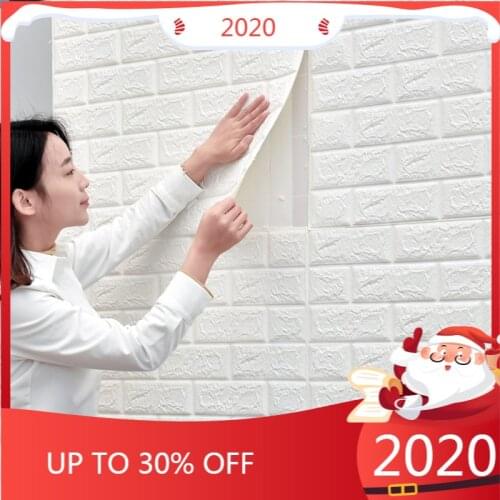 DIY 3D Wall Stickers Self Adhesive Foam Brick Room Decor Wallpaper Wall Decor Living Wall Sticker For Kids Room