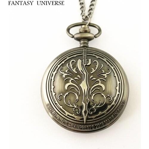 FANTASY UNIVERSE Free shipping 20pcs a lot pocket watch Necklace HRSKFLE08