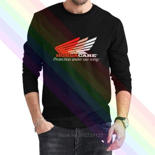 Honda Care Protection Under Our Wing Logo T-Shirt 2021 Newest Summer Mens Long Sleeve Popular Tees Shirt Tops Novel Unisex