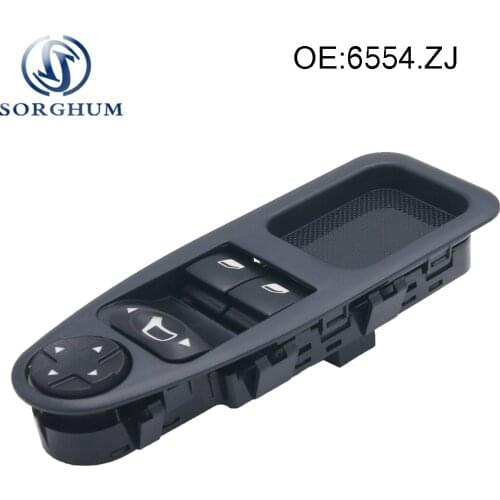 Master Power Window Switch Control 6554.ZJ For Peugeot Expert Fiat Scudo Citroen