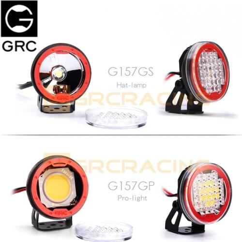 22mm Roof Round Spotlight/bumper Searchlight/cross-country Headlight For 1/10 Rc Simulation Climbing Car Trx4 Trx6 Axial Scx10