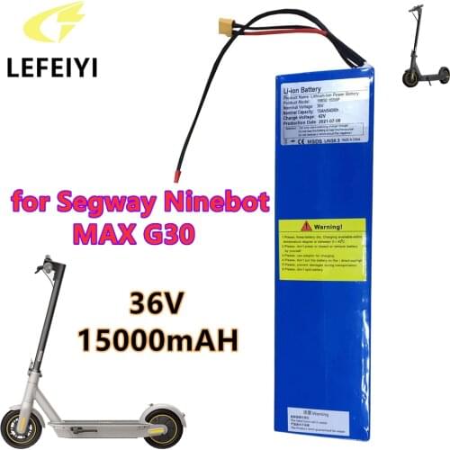 36V 15000mAH 540wH 18650 LI-ION Battery Pack for Segway Ninebot MAX G30 Electric Scooter Special Battery
