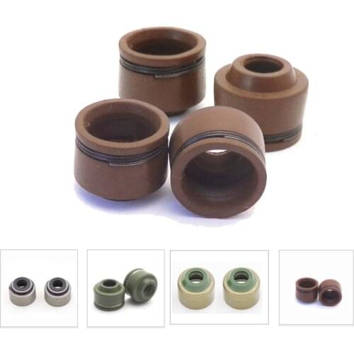 4pcs Motorcycle VALVE STEM OIL SEALS For Honda CG125 CG150 Yamaha YP250 GS 150cc 125cc CG CB JH70 GY6 50 125 ZY125 SCOOTER MOPED