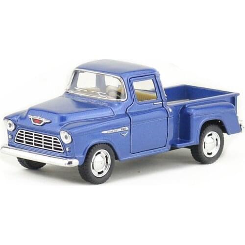 KINSMART DieCast Metal Model/1:32 Scale/1955 Chevrolet Chevy Stepside Pickup Truck Toy Car/Educational Collection/Gift For Kid