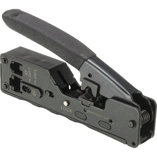 Network Telecom Crimping Tool for Cat7 Cat8 Tail Clip Rj45 Cat5e Cat6 Cable Clamp Rj11 6p Telephone Line Connector Clamp Pliers