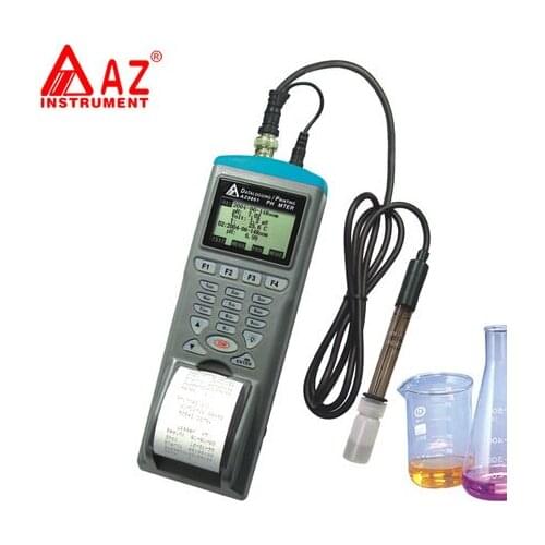 AZ9861 PH Meter PH Data Recorder Electronic PH meters With Printer Interface Fishing Aquaculture Water Quality Monitor Detector
