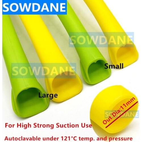 Dental High Volume Suction Tips Duckbill Evacuation Tips Aspirator Saliva Tube Strong Suction Tips Autoclavable Dental Material