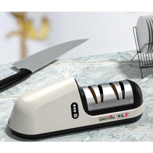 Knife sharpener,electric wireless sharpening stone for knives,Kitchen tool, USB charge 2 hours working time,new arrival