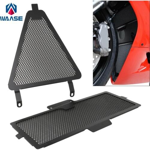 Waase Front Radiator Water Grille & Oil Cooler Cover Guard Protector Set For DUCATI Panigale 899 959 1199 1299 R/S & Panigale V2