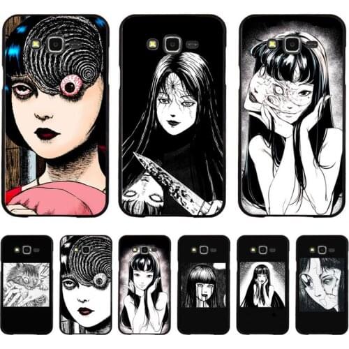 YNDFCNB Anime Japan Junji Ito Tees Horror Cute Phone Case for Samsung A50 A70 A40 A6 A8 Plus A7 A20 A30 S7 S8 S9 S10 S20 Plus