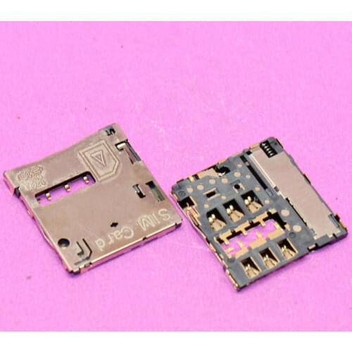 YuXi Wholesale Brand New For HTC Desire 300 301E 500 5088 Sim Card Reader Connector Socket Slot Replacement Repair Part