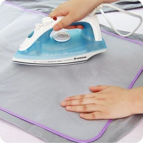 High Temperature Ironing Board Protective Press Mesh Iron Board Cover Guard Heat Insulation Against Pressing Pad Board Cloth