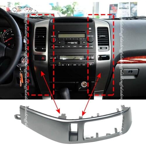 1pcs For Toyota Land Cruiser Prado 120 2003-2009 OE Instrument Air Vent Finish Panel Garnish replace kit Car Accessories