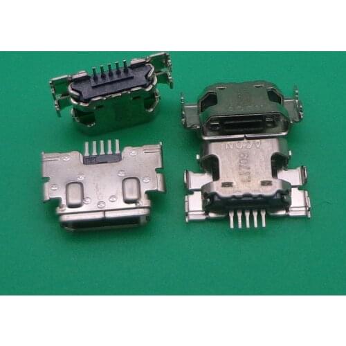 10pcs/lot Micro mini USB Charging port jacks socket Connector 5pin 5.0 INCH for Asus zenfone2 LTE ZE500CL Z00D x920e Tail Repair