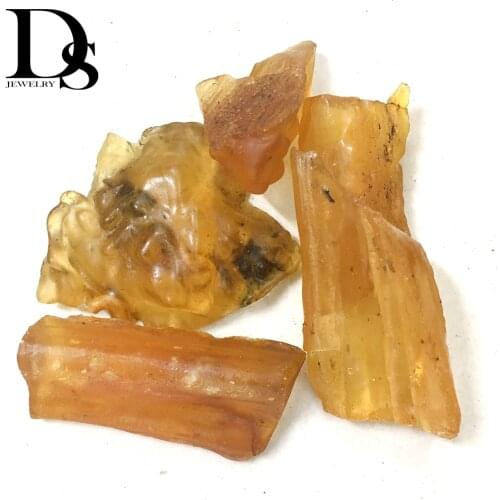 100% Natural Raw Rough Copal Amber Fossil Minerals Specimen Quartz Crystal Stone Minerals DIY Jewelry Home Decoration