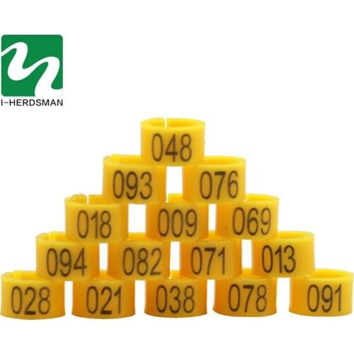 2.0cm Quail Ring Birds Chicken Hen Pigeon Leg Poultry Dove Bird Chicks Duck Parrot Clip Rings With Words Bird Mark Sign Tool