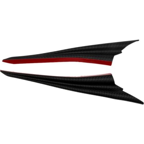 2x Vehicles Front Bumper Spoiler Lip Splitter Valence Chin w/ Tape