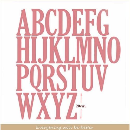 20Cm/8Inches Large Big Alphabet Letters Words Metal Cutting Dies for Scrapbooking Craft Make Cards Embossing Paper Diy Hot 2020