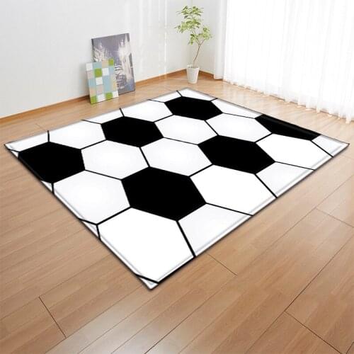 2020 Retro 3D Door Mat Alfombras Hall Bathroom Kitchen Home Rug Absorbent Non-slip Mats Football Baseball Carpets Tapete
