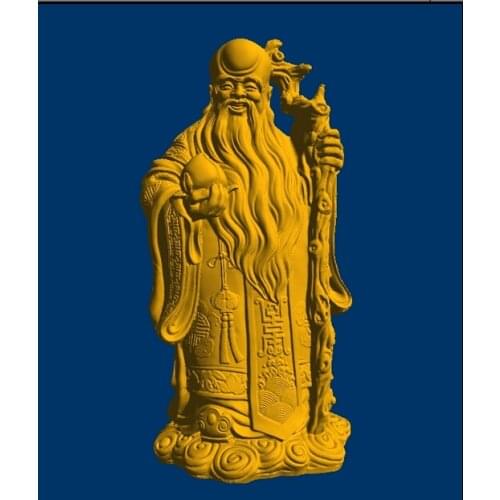 3D model for cnc 3D printers in STL file format The god of longevity