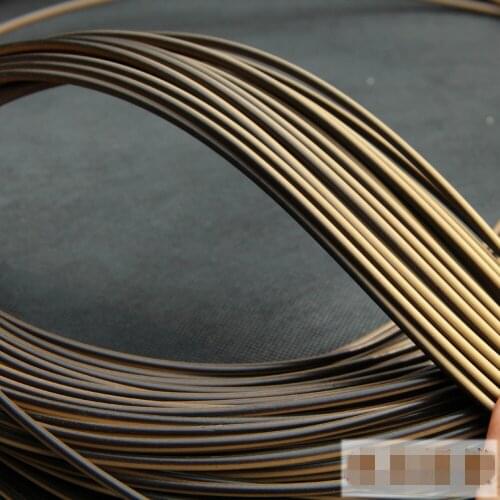 500G Coffee Gradient Round Synthetic Rattan 3MM Weaving Material Plastic Rattan For Knit And Repair Chair Table Swing Basket