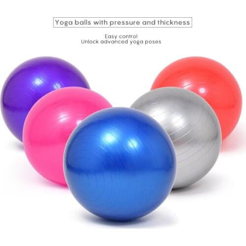 55cm 65cm 75cm Sports Yoga Balls Bola Pilates Fitness Gym Balance Fitball Exercise Pilates Workout Massage Ball