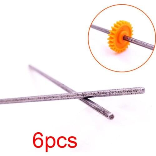 6Pcs 65/60/72mm High Strength Hexagonal Axle Manganese Steel Hard Axle Spare Parts For Tamiya Mini 4WD Car Model