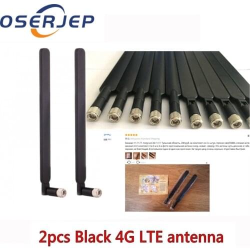 Black 2 PCS B315 B310 B593 B525 B880 B890 E5186 5dBi SMA Male 4G LTE Router Antenna