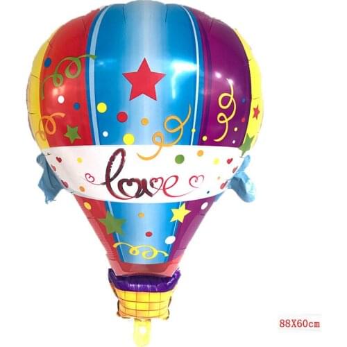 Free shipping 1PC Hot air Balloons Aluminum foil helium Balloon Wedding Birthday Party decorations kids toys Supplies globos