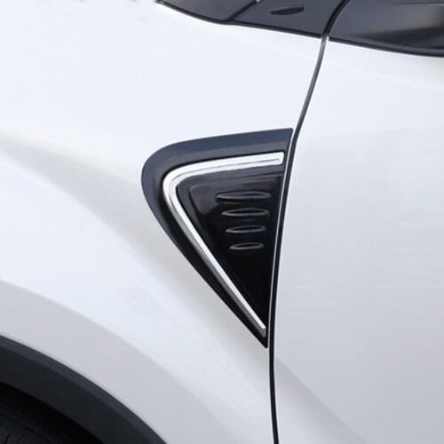My GoodCar Side Air Flow Vent Blade type leaf board Air outlet Panel frame Car styling For Toyota C-HR 2016-2019 car accessories