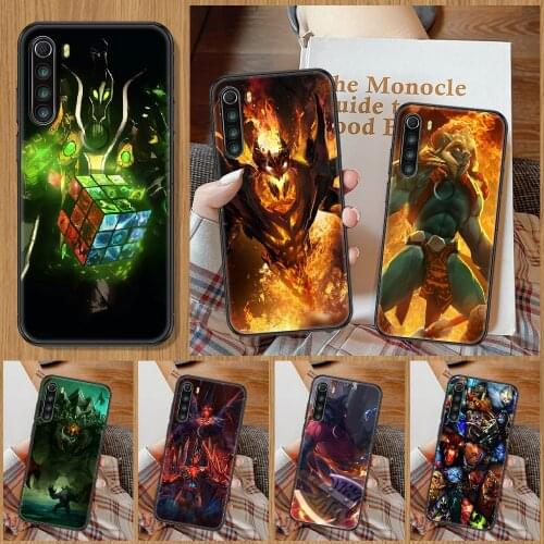 Dota dota2 Game Phone Case For Xiaomi Redmi Note 7 8 9 10 7A 8T 9A 9T 9S 10S Pro black luxury hoesjes silicone funda trend