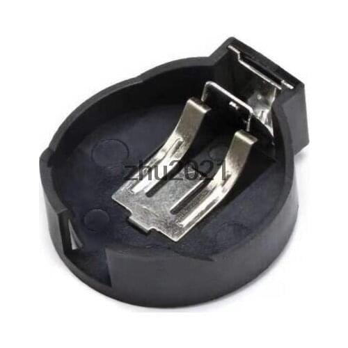 CR2450 3V coin /button battery holder/battery cell/battery box BS-2450-1 through hole,10pcs/lot