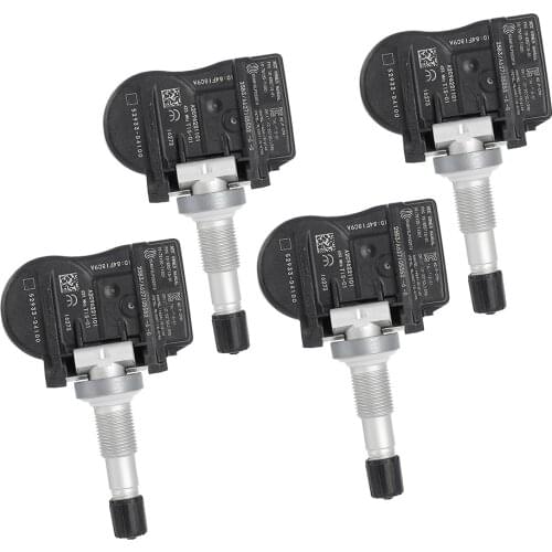 4pcs Tire Pressure Sensors 52933-D4100 52933D4100 TPMS For Hyundai Genesis Sedan Kia Optima Sportage Sorento Niro TPMS Sensor