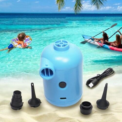 Electric Air Pump Inflator Deflator USB 12V DC Car Lighting Plug Inflate Deflate For Camping