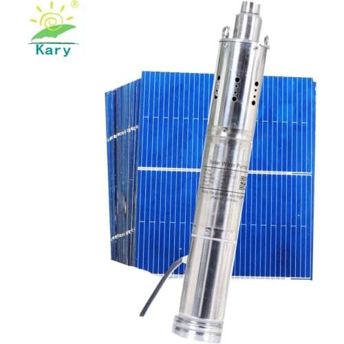 Kary including shipping max lift 60m solar water pump for deep well 24v 36v dc brushless stainless steel screw pump