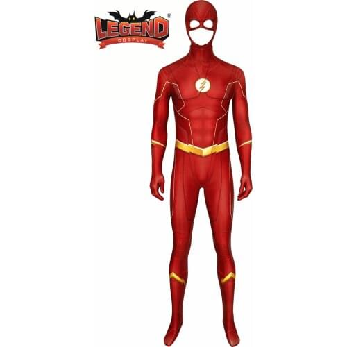 Barry Allen cosplay costume jumpsuit bodysuit mask outfit