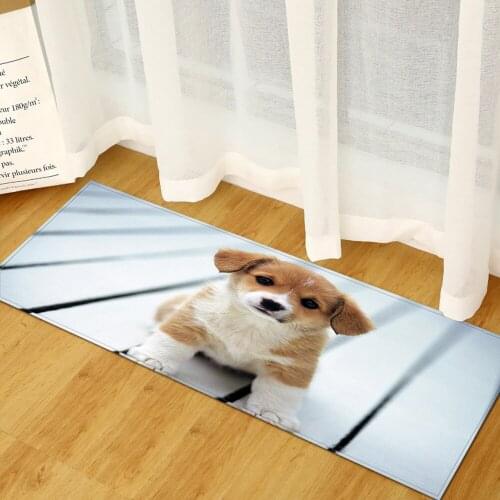 Bathroom Entrance Door Mat Washable Non-slip Kitchen Floor Mat Bedroom Living Room Bedside Area Rugs Printed 3D Modern Carpets