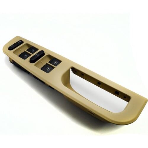 Cream-coloured Master Window Switch Control Panel Trim Bezel + window switch for VW Passat B5 Jetta Golf MK4 1J4959857 3B1867171