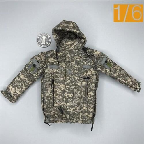 Best Sell 1/6th Model Army Battle Combat Coat Shirt For Mostly 12 inch Doll Figures Collectable