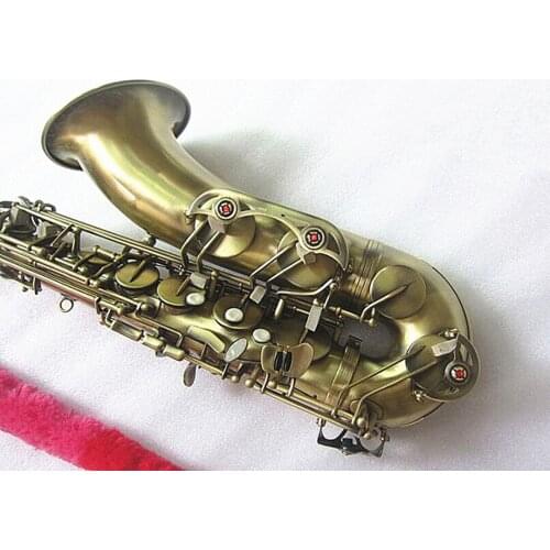 New Tenor Saxophone High Quality Sax B flat tenor saxophone playing professionally paragraph Music Antique copper saxophone