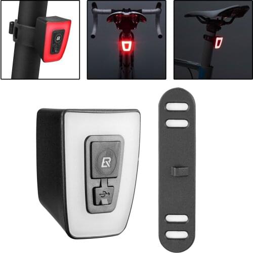 5 Modes Bicycle Front and Back Light Bike Headlight and Taillight Set MTB Cycling USB Rechargeable Flashlight For Bicycle Lamp