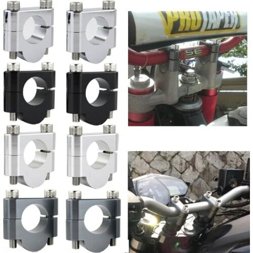 Fit For Ducati Monster 695 750 Monster 800 900 1000 7/8" 22mm Handlebar Risers Mounting Clamps Motorcycle CNC Billet Aluminum