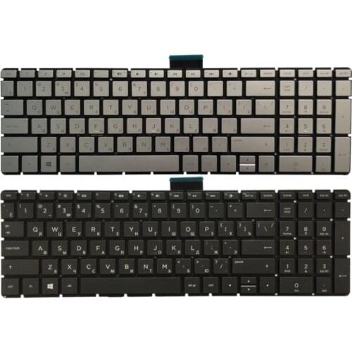 New Laptop Russian Keyboard For HP 17-AR 17-BS 17-AK 17-AE 17G-BR 17Q-BU 17Z-AK 17T-BS RU Keyboard Black/Silver