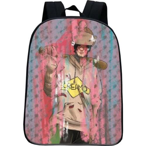 Lil Peep Backpack Boy Girl Bag Harajuku School Backpacks Children Bag Fashion Cartoon Casual Bookbag Popular Mochila